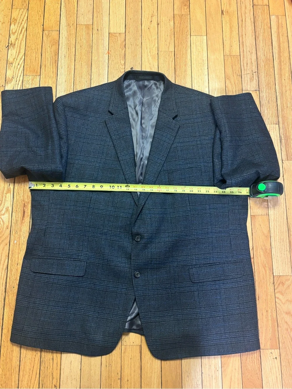 Lauren Ralph Lauren Men's Dark Gray CheckTwo-Button Wool Sport Coat 54R